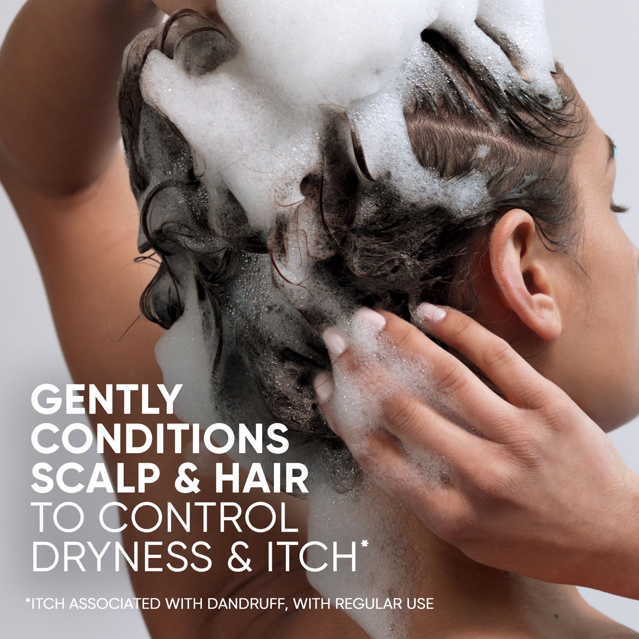 Head & Shoulders Supreme scalp care illustration conveying soothing and strengthening benefits