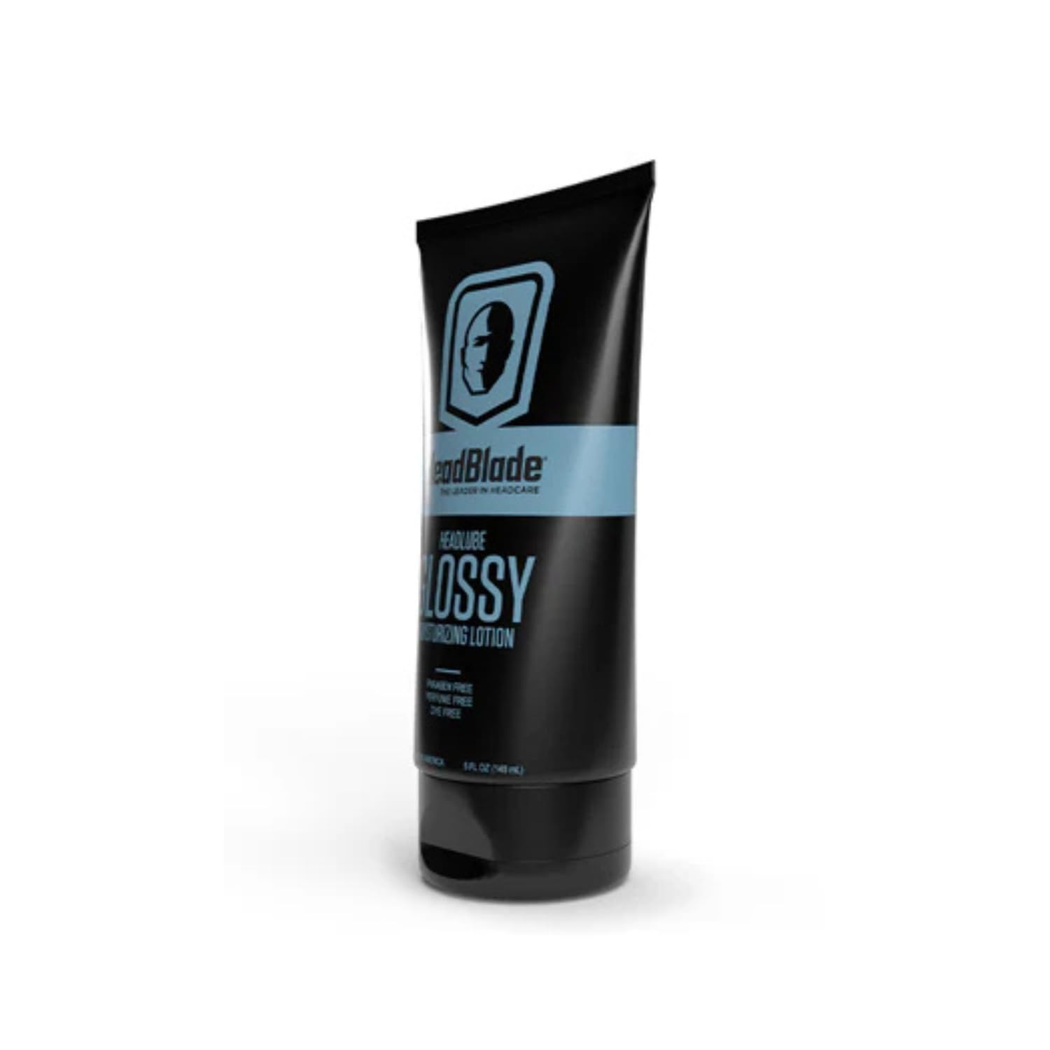 HeadBlade HeadLube Glossy texture closeup highlights lightweight moisturizing formula