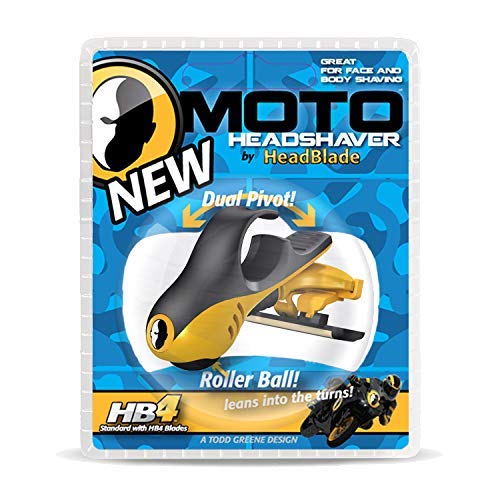 HeadBlade Moto lightweight body enables effortless all-over shaving