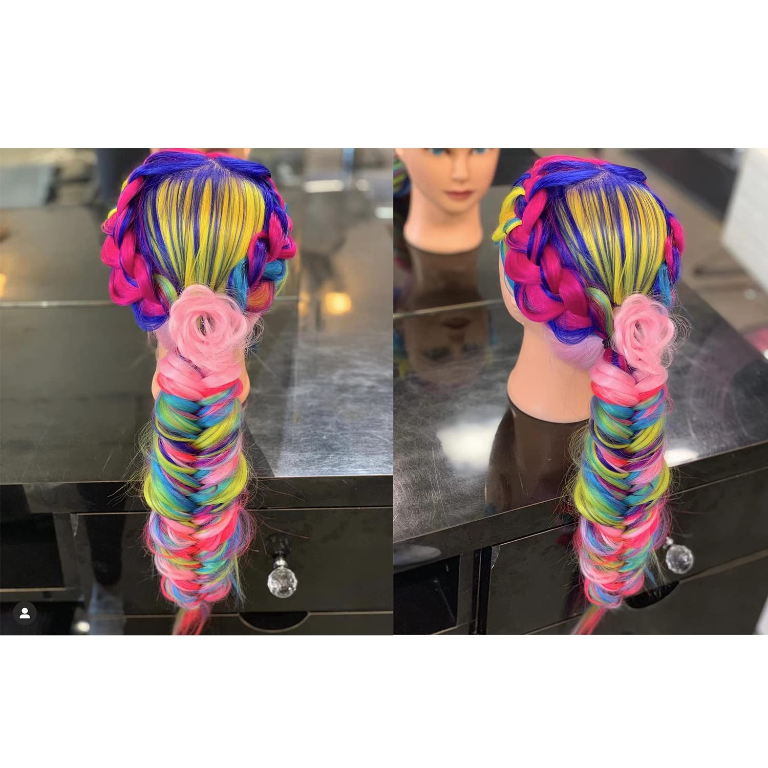 Headwinn cosmetology doll head suitable for classroom demonstrations
