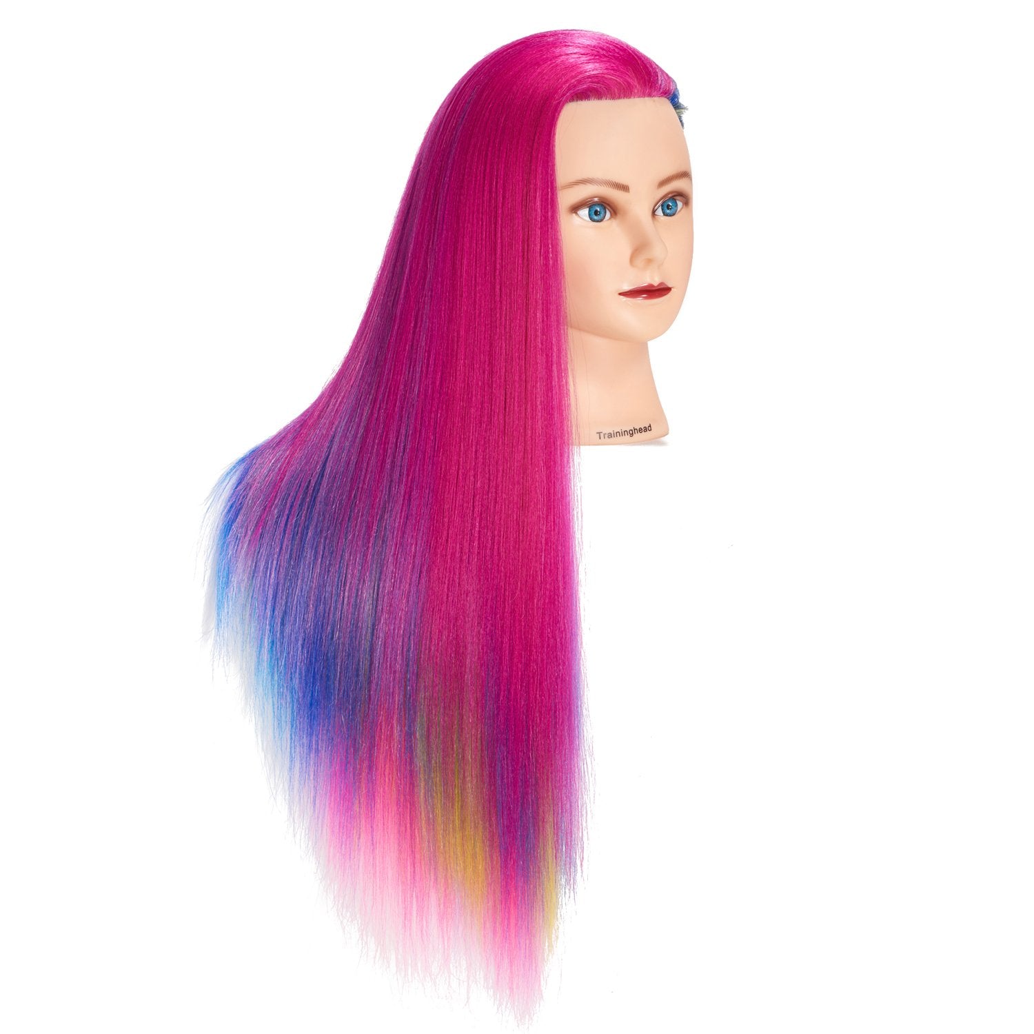 Headwinn colorful synthetic hair close-up for versatile color practice