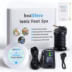 Healifeco Ionic Foot Spa control unit enables simple at-home setup