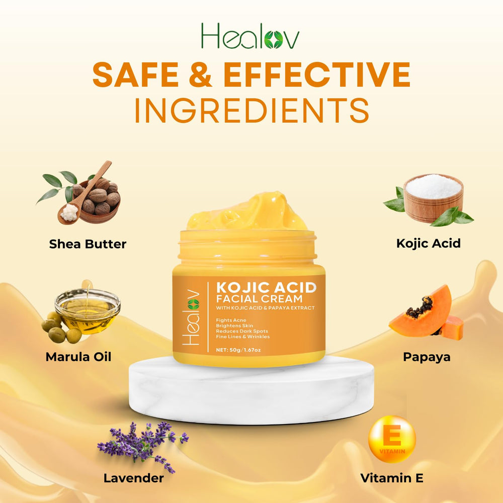 Healov Kojic Acid Cream bikini area brightening