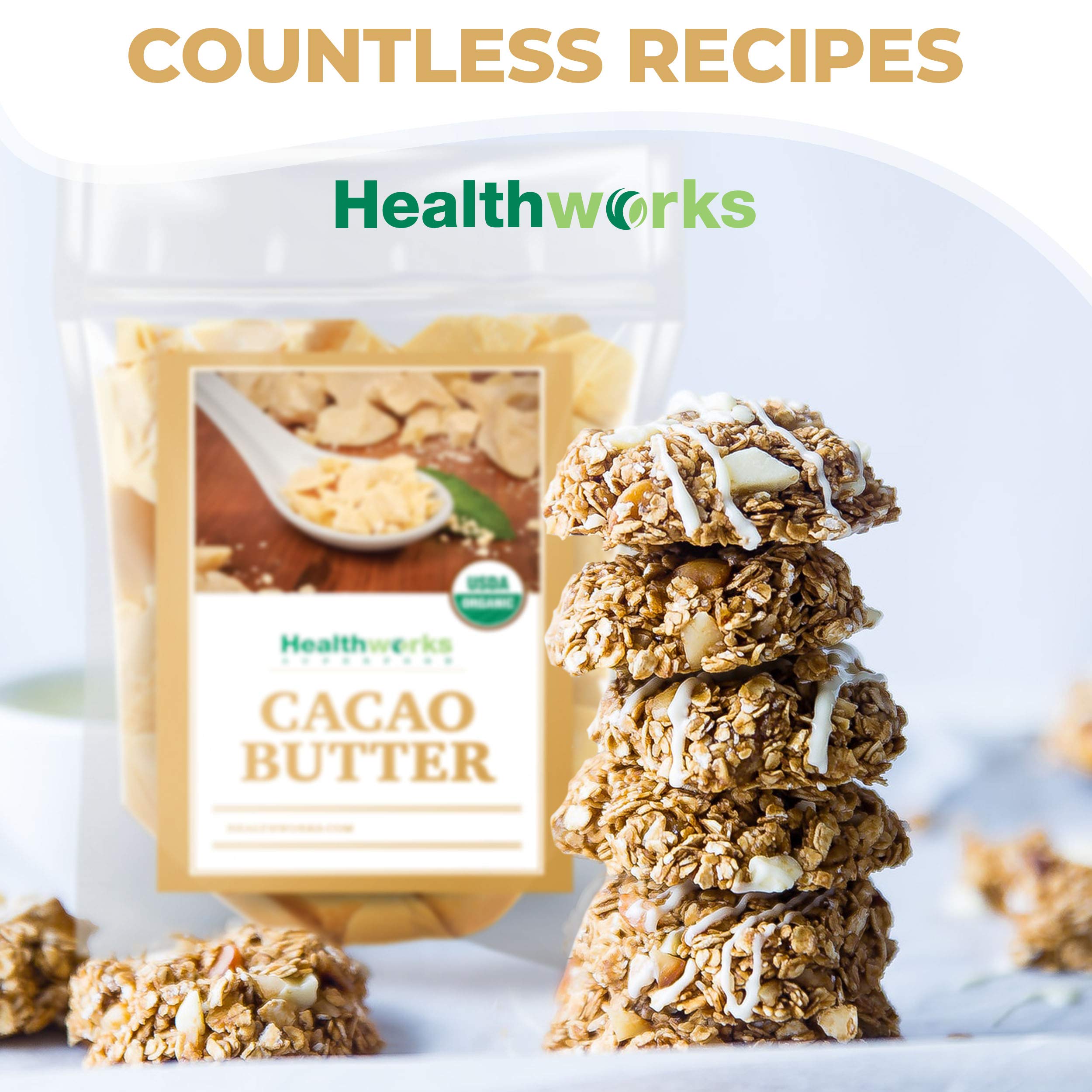 Healthworks packaging keeps cacao butter fresh on the shelf