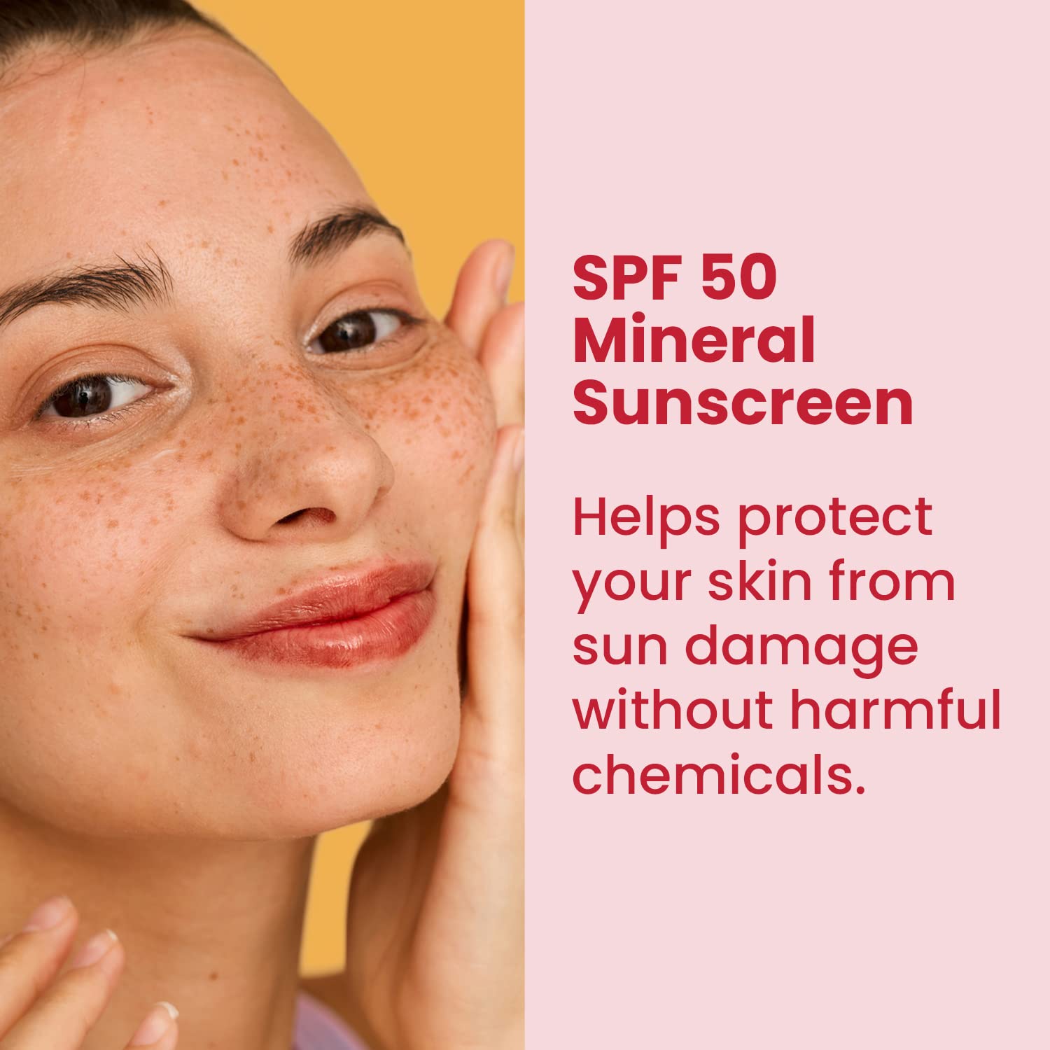Healthy Skin Lab Protect compact-style packaging emphasizes reef-safe vegan attributes.