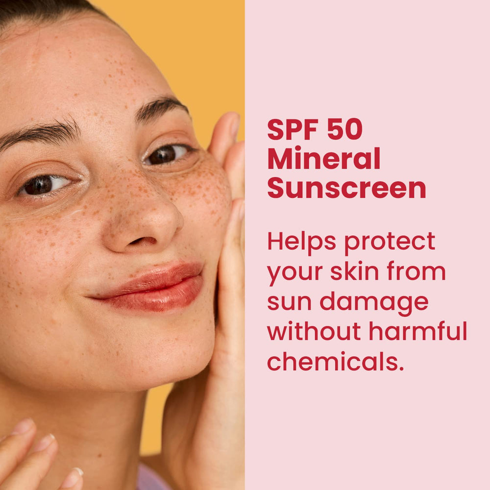 Healthy Skin Lab Protect compact-style packaging emphasizes reef-safe vegan attributes.