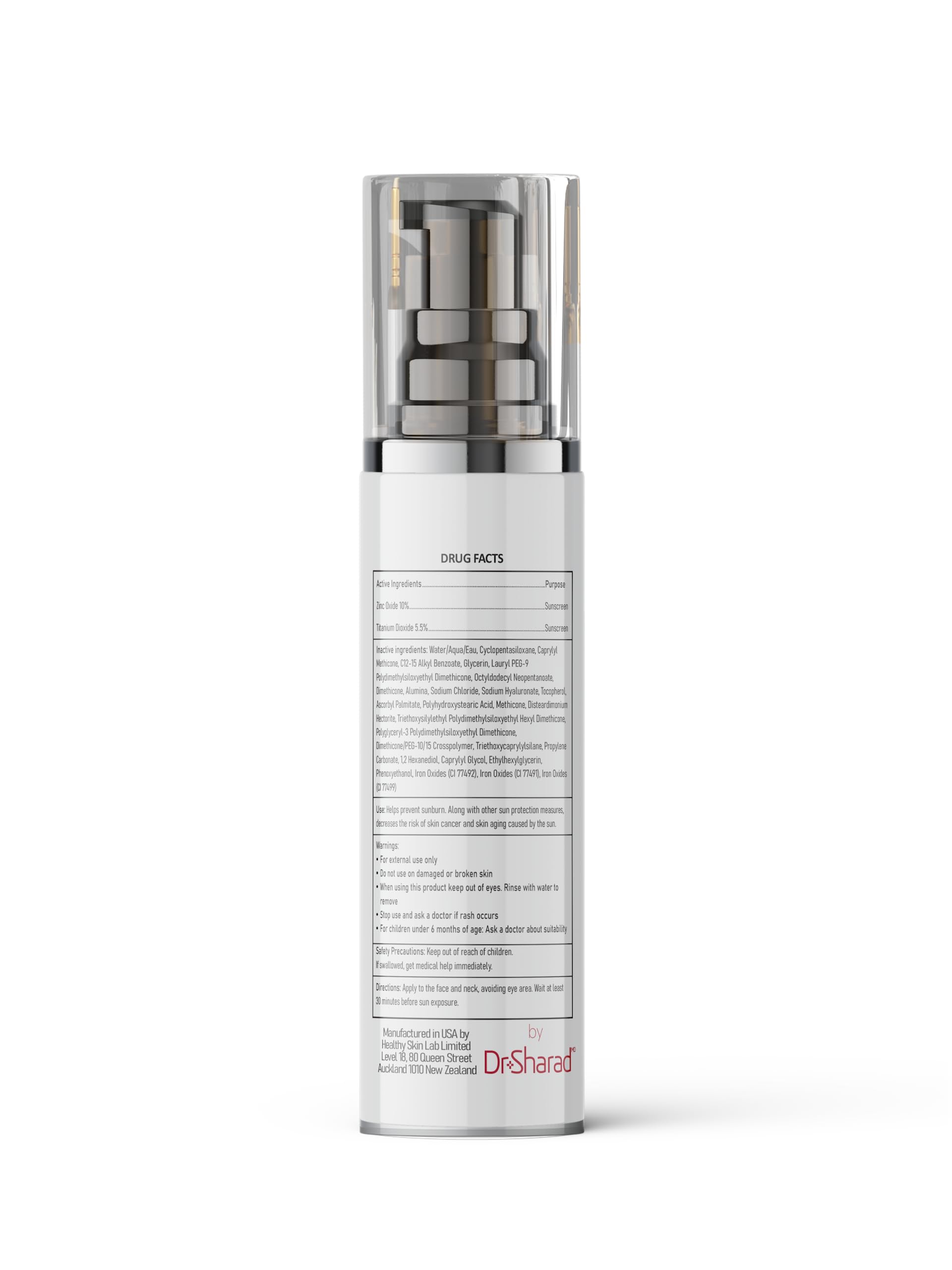 Healthy Skin Lab Protect thin layer providing breathable, lightweight coverage.