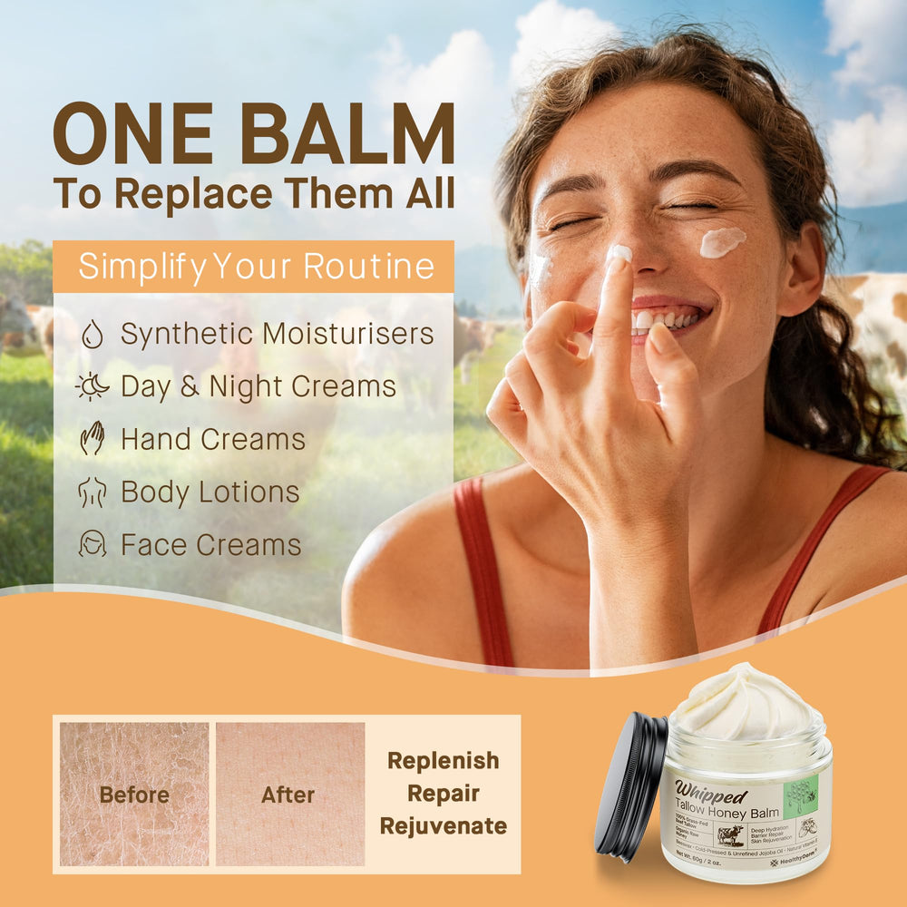 HealthyDerm para rostro, cuello, manos y codos en rutina diaria.