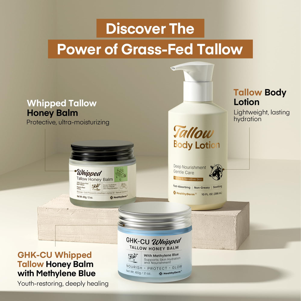 HealthyDerm crema tallow con aloe y manteca de karite fortalece la hidratacion