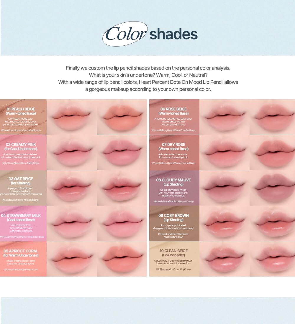 Heart Percent Dote On Mood difuminado sencillo para look natural y elegante