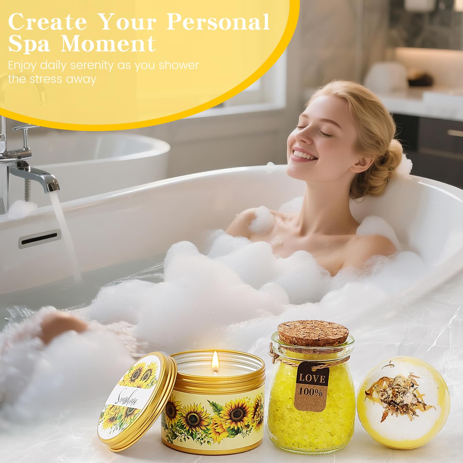 HeartLuxe bath bombs ready to elevate a soothing bath moment