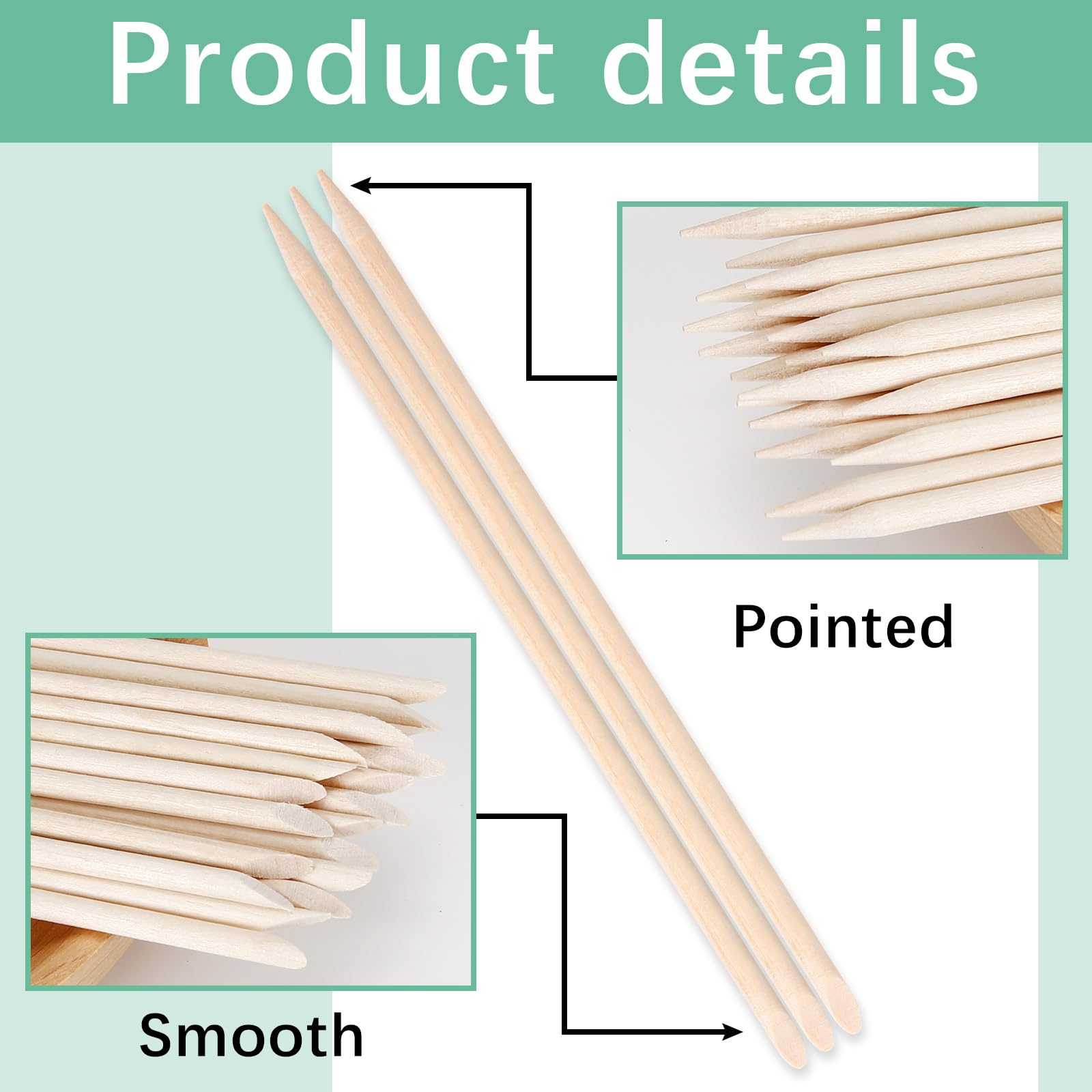 Birch wood HeatPure sticks offering smooth, sturdy surface.