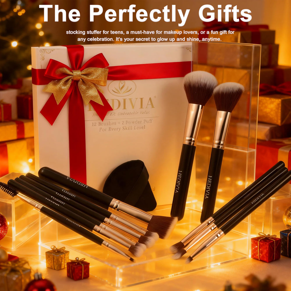 HEDIVIA travel case keeps brushes organized on the go.
