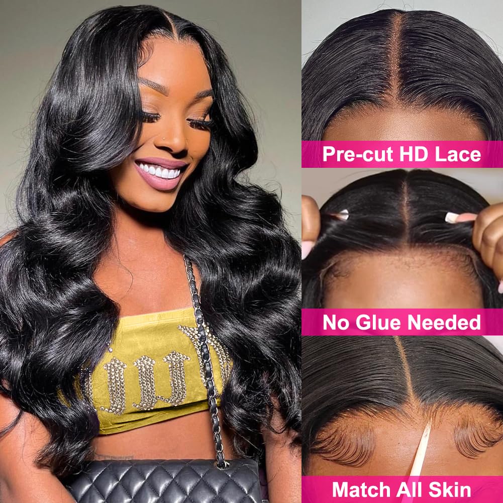 Hedy glueless wig in Brazilian human hair offering versatile styling options