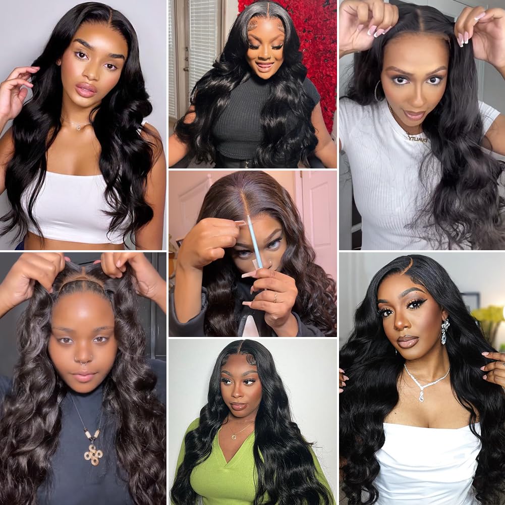 Hedy glueless wig supports straight, curled, and restyled looks