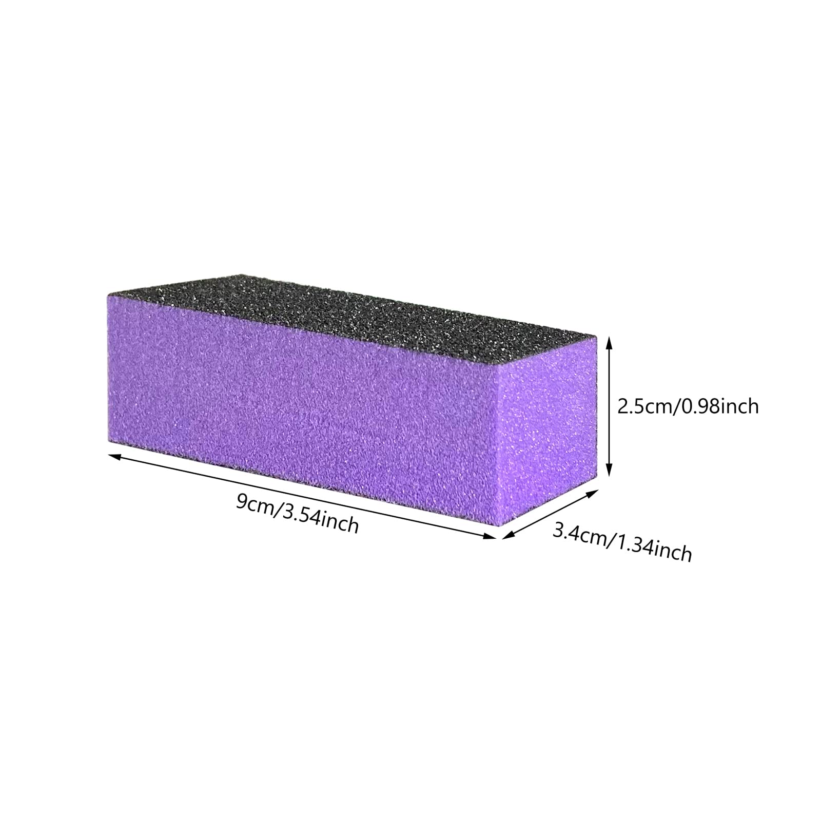 HeeYaa three-sides buffer block for efficient filing and buffing