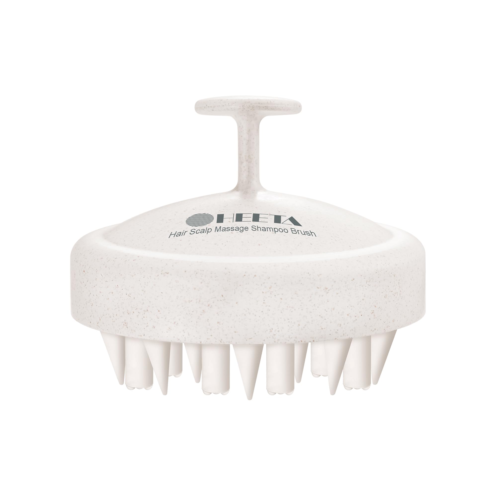 HEETA dandruff-exfoliation brush supports gentle scalp exfoliation