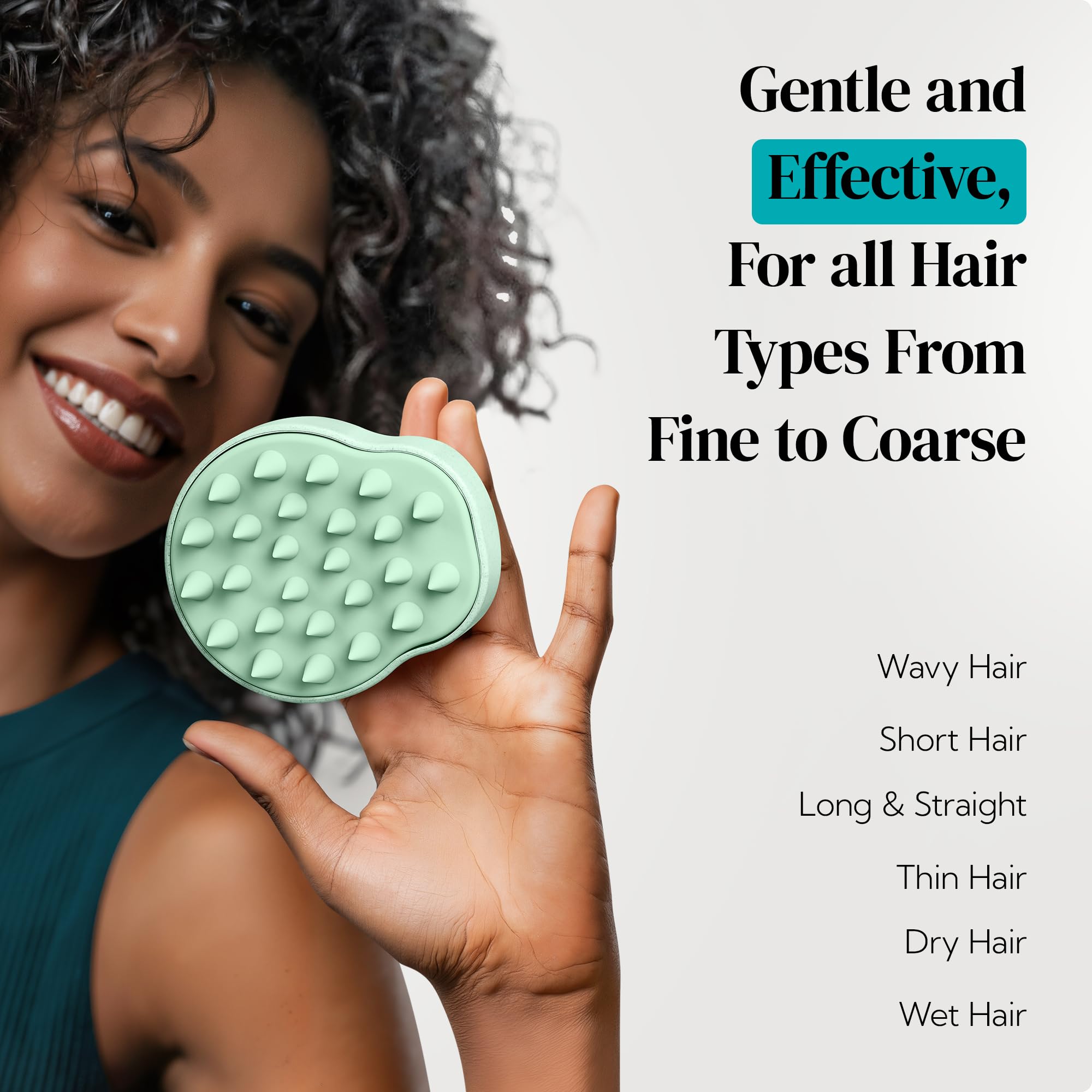 HEETA portable scrubber for on the go hair care