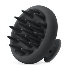 HEETA scalp massager with soft bristles provides relaxing scalp massage and cleansing.