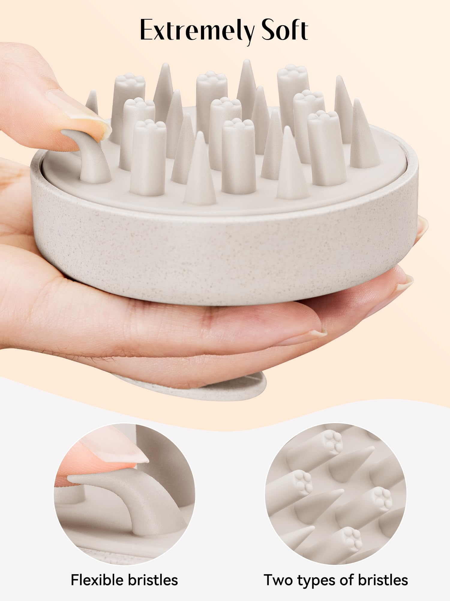 HEETA wheat straw scrubber for sustainable scalp care
