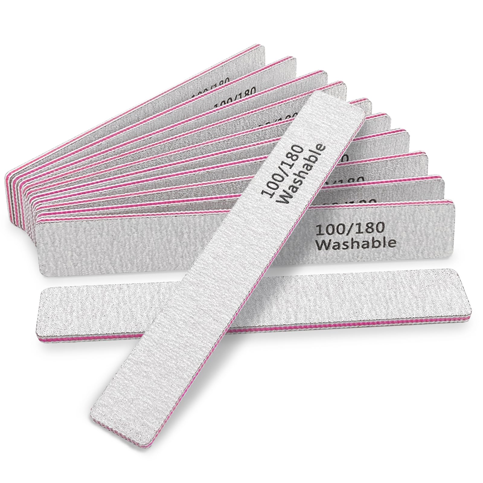HeeYaa 12‑piece nail file set with dual grit for versatile filing