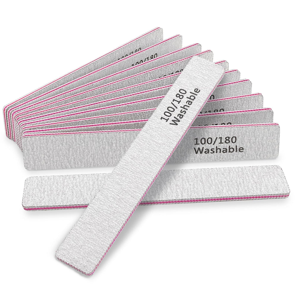 HeeYaa 12‑piece nail file set with dual grit for versatile filing