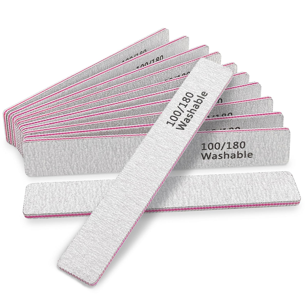 HeeYaa 12‑piece nail file set with dual grit for versatile filing