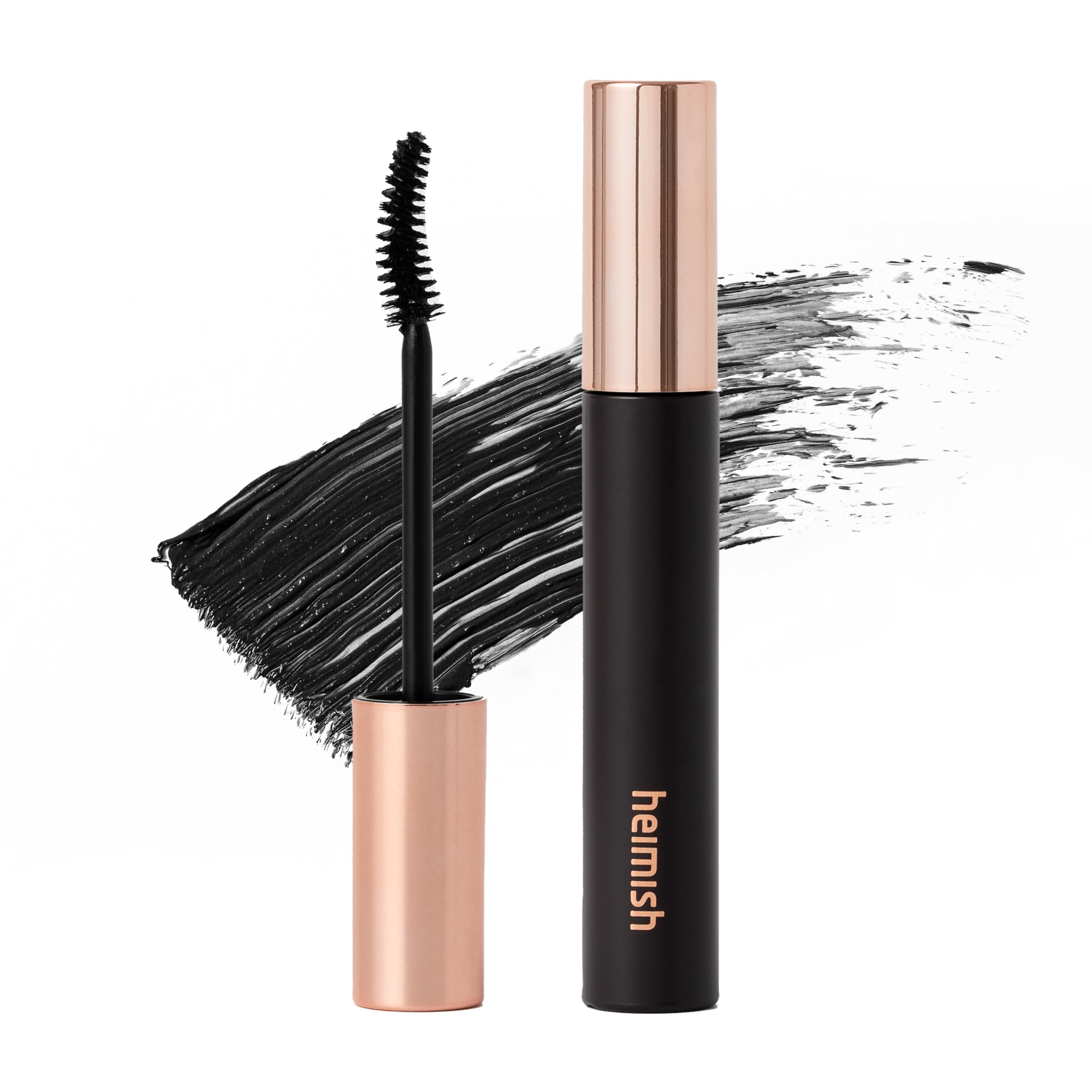 HEIMISH Dailism Smudge Stop Mascara, brocha curvada eleva el rizo para un look definido.
