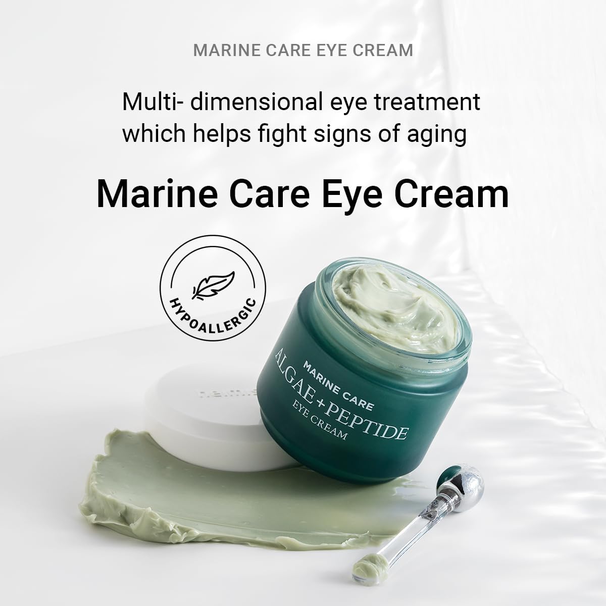HEIMISH Marine Care Crema con masaje ocular suave y refrescante.
