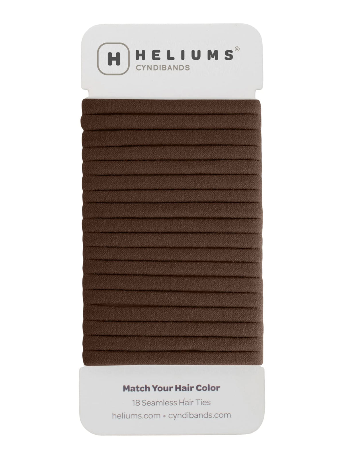 Heliums cinta pelo delgada 6mm marrón oscuro, suave y sin daños