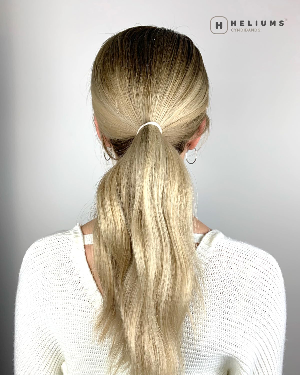 Elásticos Heliums beige para cabello fino, opción práctica