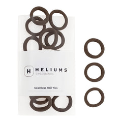 Heliums lazo pequeño negro, sujeción suave para peinados diarios.