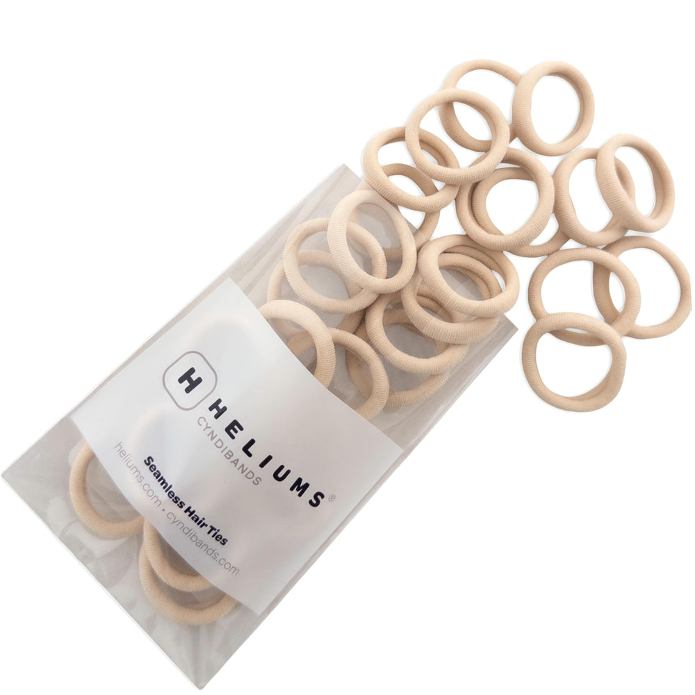 Heliums ligas para cabello rubio 1 pulgada, sujeción suave sin tirones
