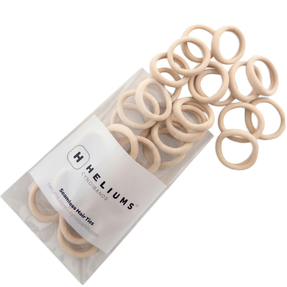 Heliums ligas para cabello rubio 1 pulgada, sujeción suave sin tirones
