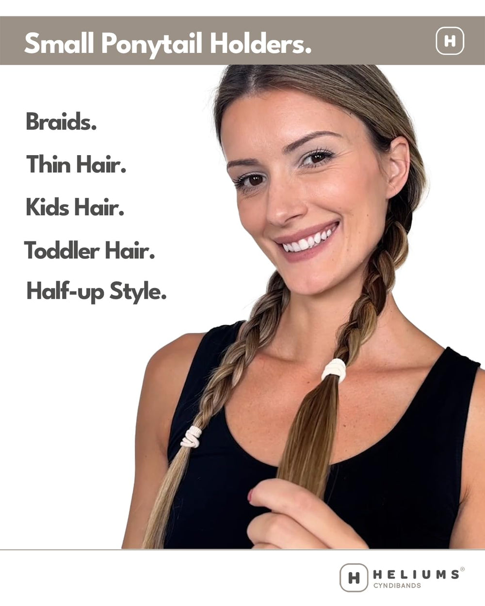 Heliums: ligas para trenzas que mantienen el peinado sin tirones