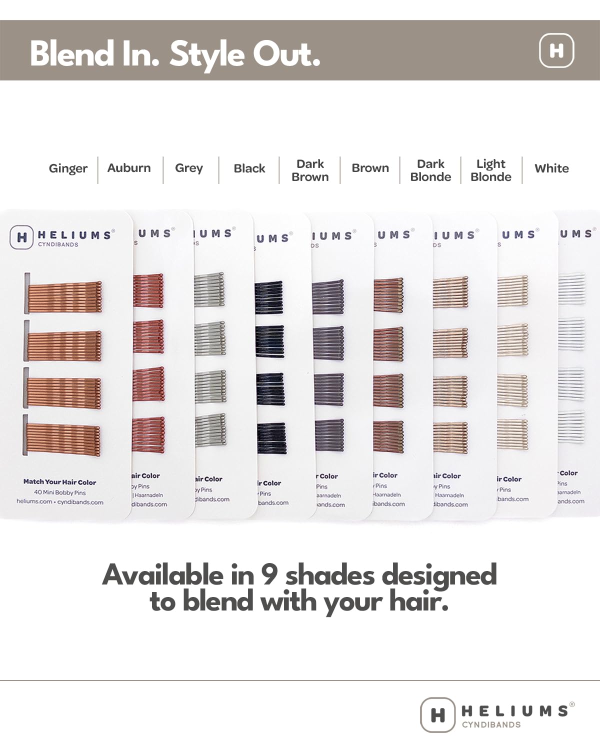 Pinzas Heliums para niños, sujetan sin irritar el cabello.