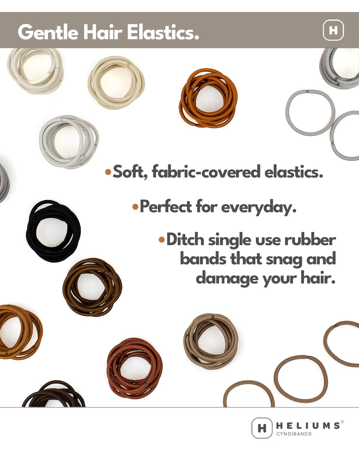Heliums anti-snag closeup promotes gentle management for kids and sensitive scalps.