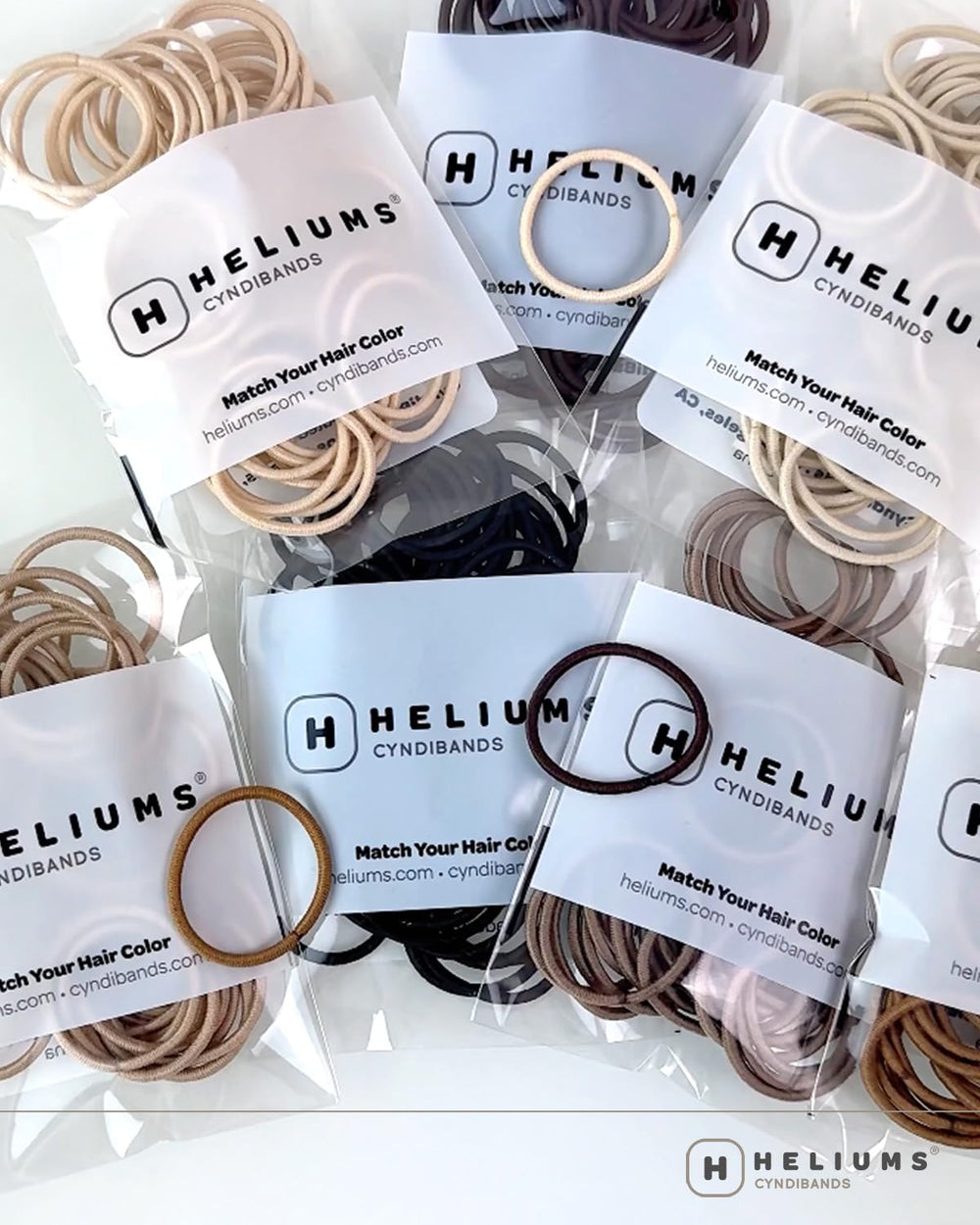 Heliums pack contents image confirms 48 bands per pack for reliability.