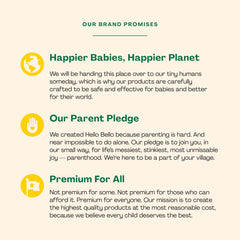 Hello Bello Kids Conditioner application on toddler hair for smooth brushing