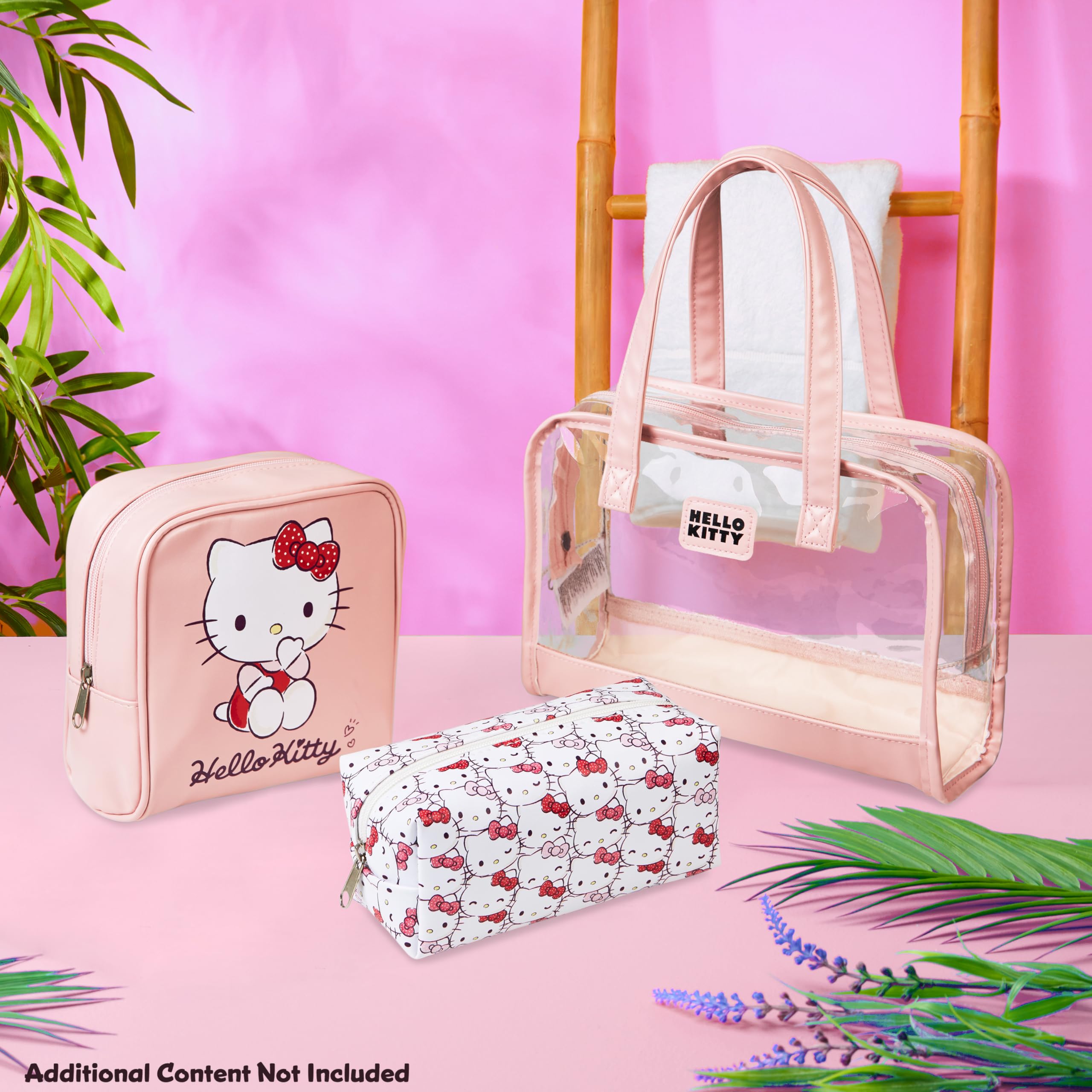 Hello Kitty medium makeup pouch ideal for cosmetics on the go