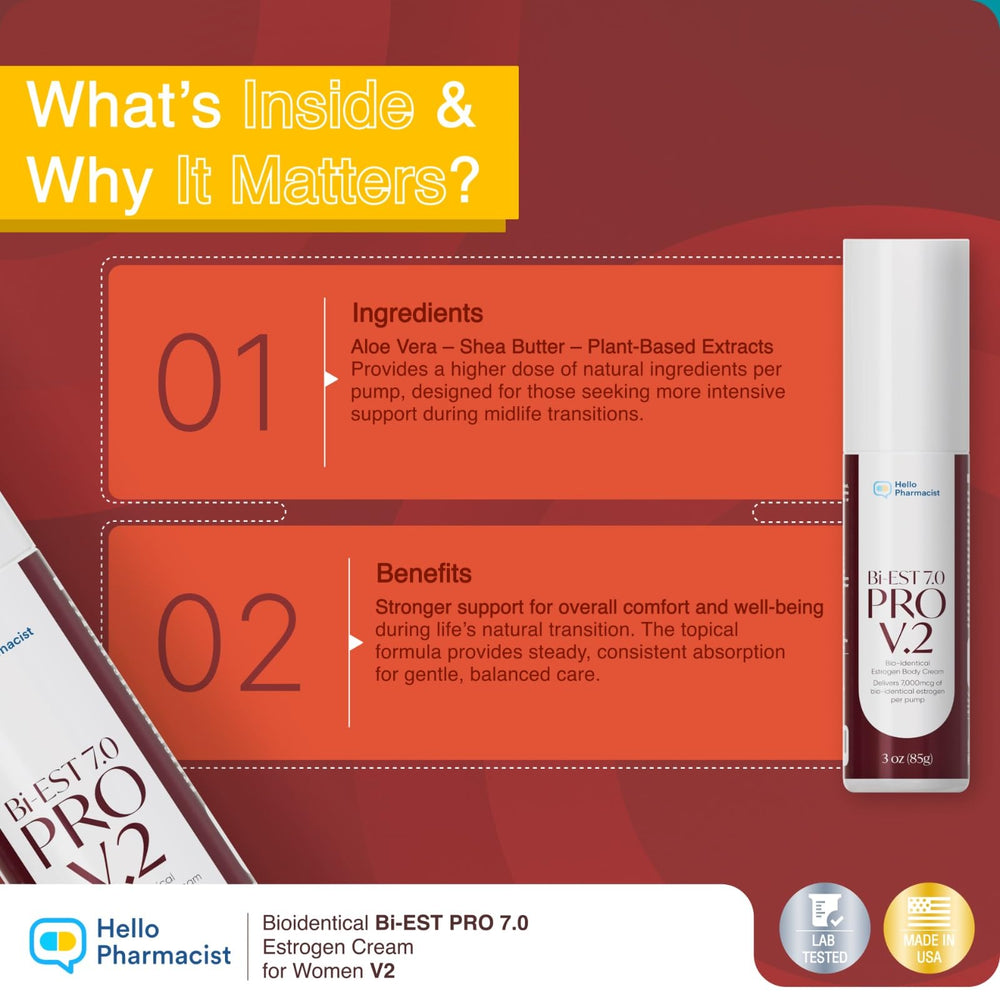 HelloPharmacist BiEst 7.0 PRO V2 packaging box emphasizes portable design.