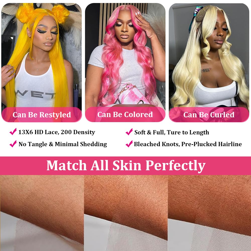HELLOSH frontal wigs human hair for occasions showcases easy wear at weddings or parties.