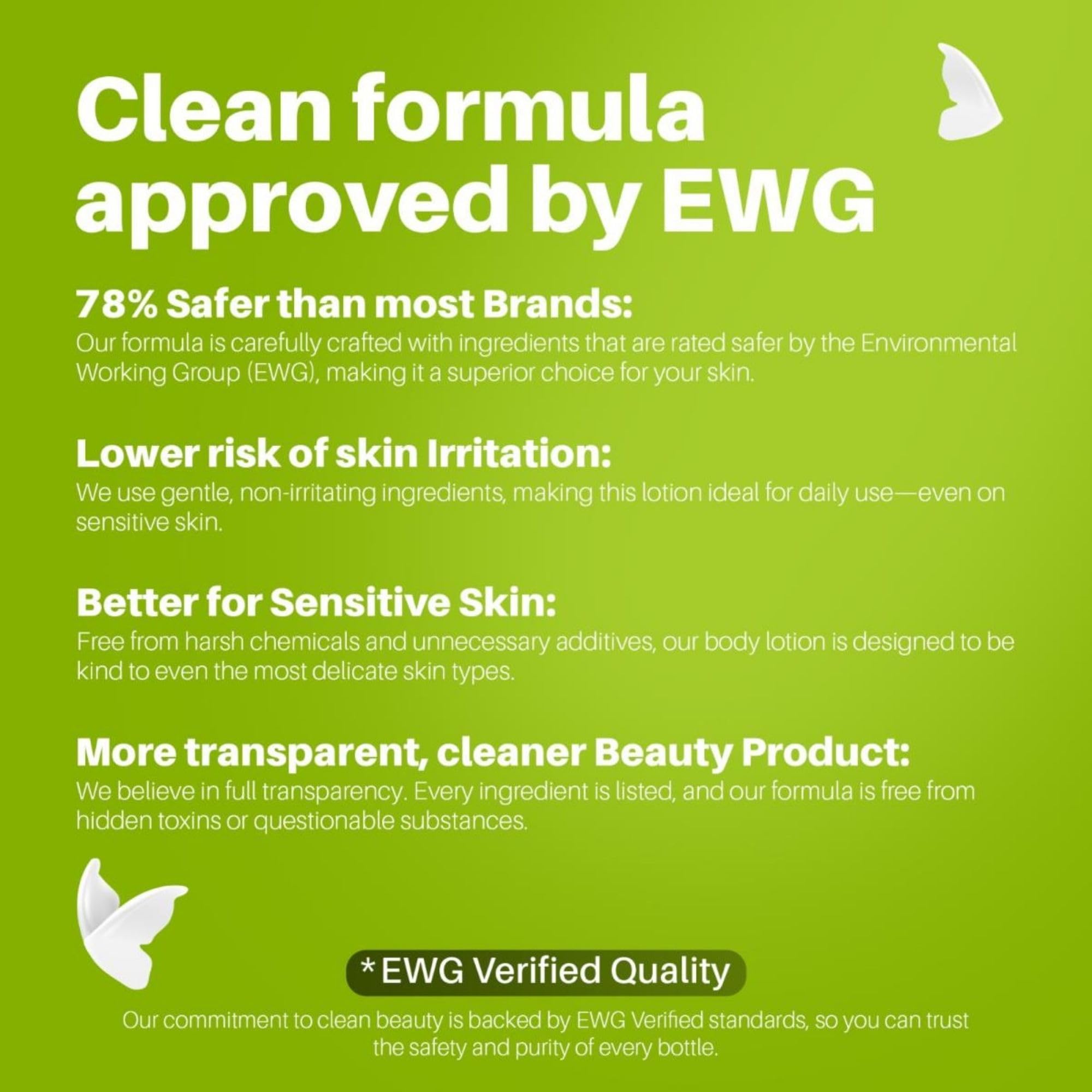 Fórmula limpia, promedio EWG bajo, de Hemp Heaven.