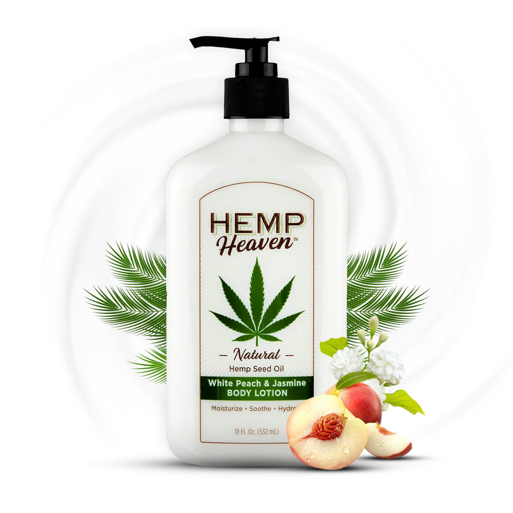 Hemp Heaven crema corporal con aceite de cáñamo para hidratación profunda.
