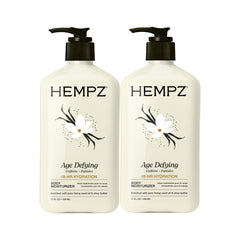 Hempz Age Defying 2Pack bottle front for deep hydration.