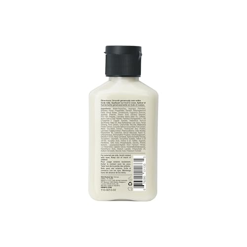 Hempz Age Defying lotion ingredients highlight shea butter and hemp seed oil.