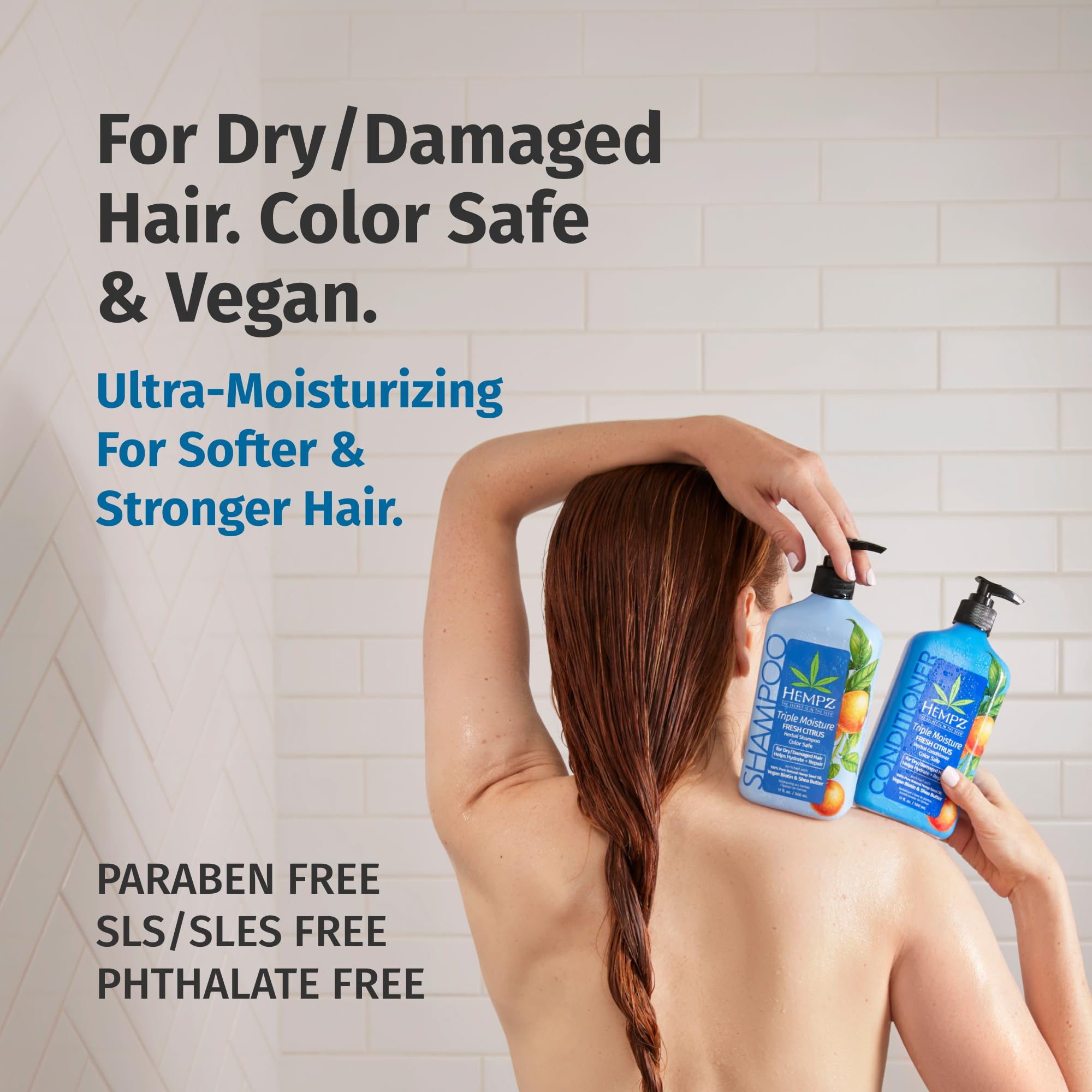 Hempz Biotin Conditioner texture-swirl reveals rich hydrating consistency.