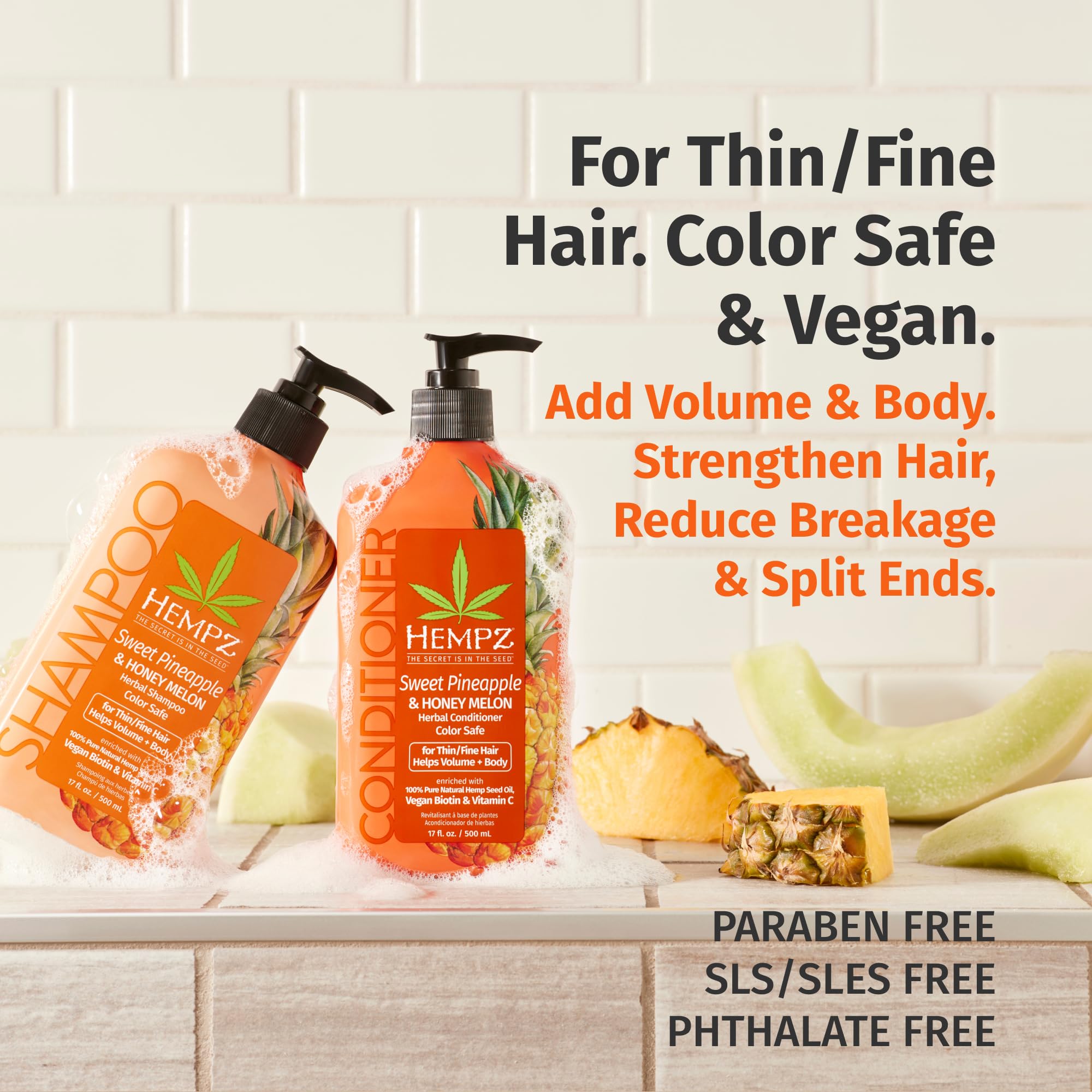 Hempz biotin duo set packaging on shelf.
