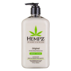 Hempz Body Moisturizer Original 17 oz bottle front view for easy daily hydration.