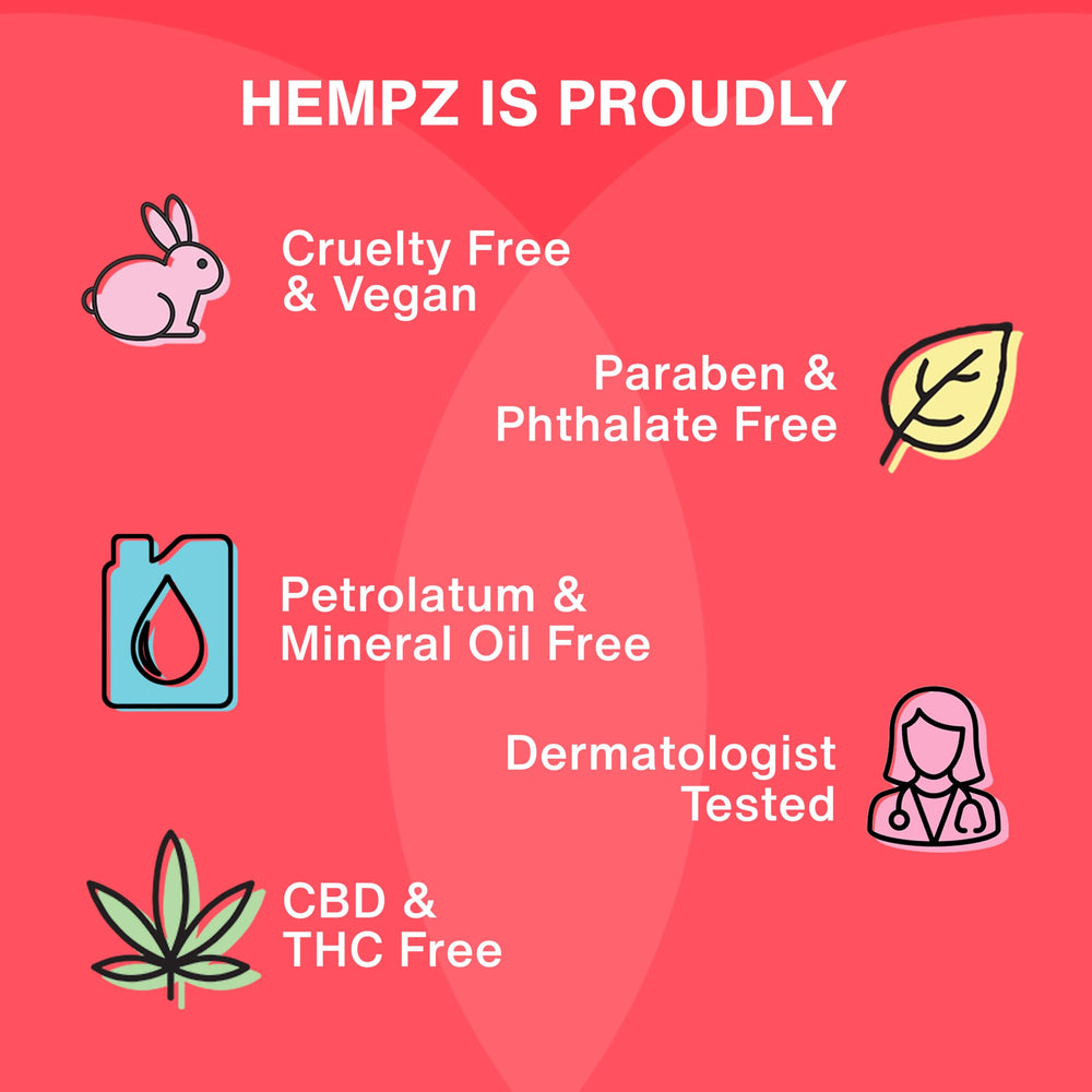 Hempz Conscious Choice label highlights vegan, cruelty-free and dye-free qualities